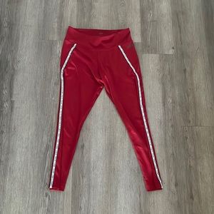 Adidas Red Workout Pants